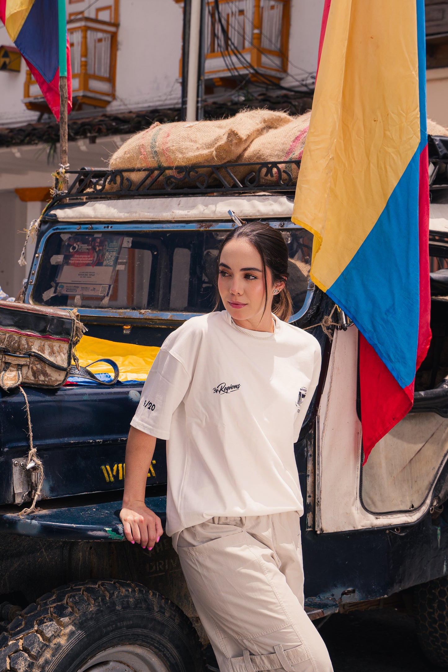 T-Shirt Antioquia Federal - Blanco