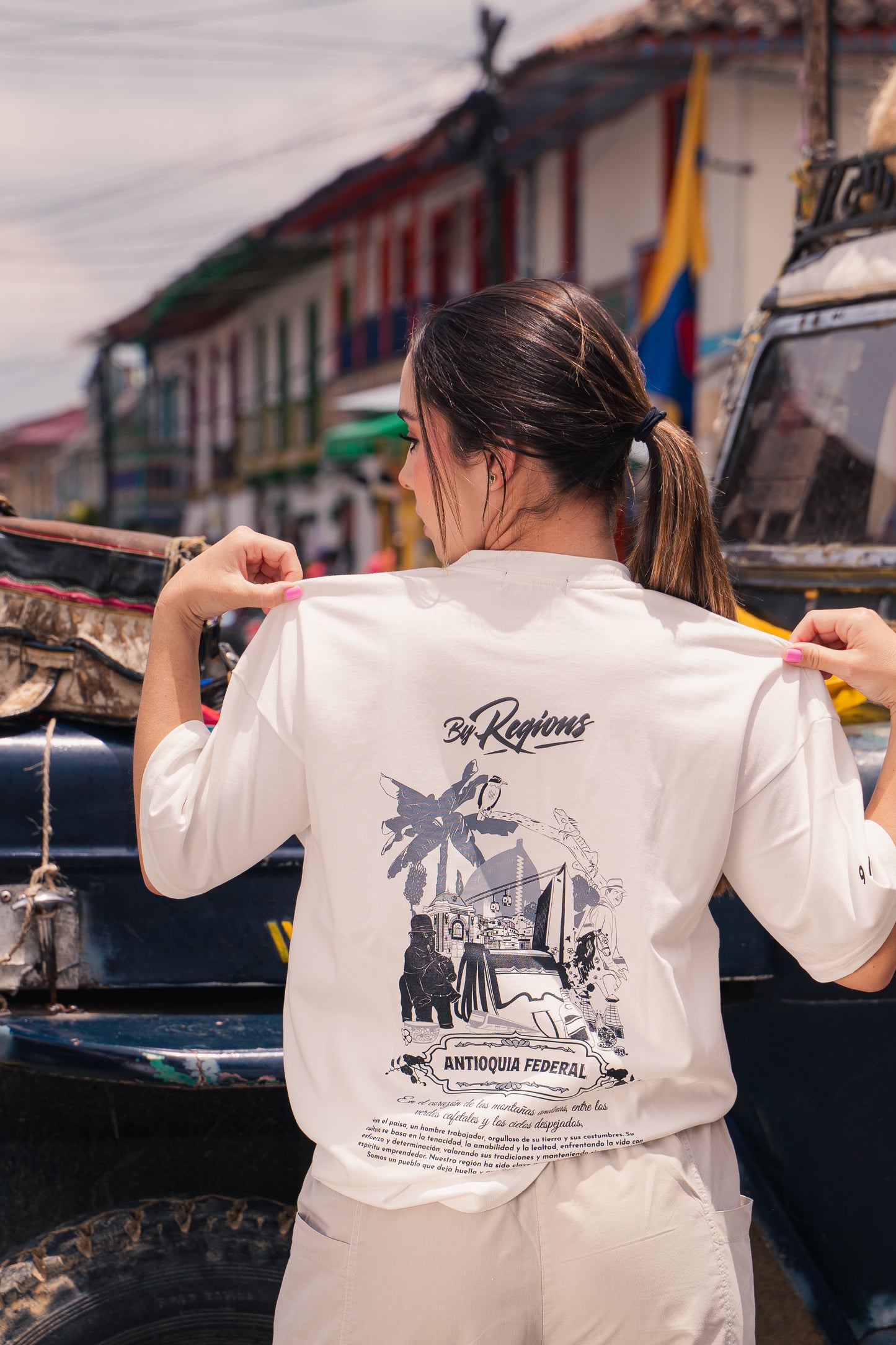 T-Shirt Antioquia Federal - Blanco