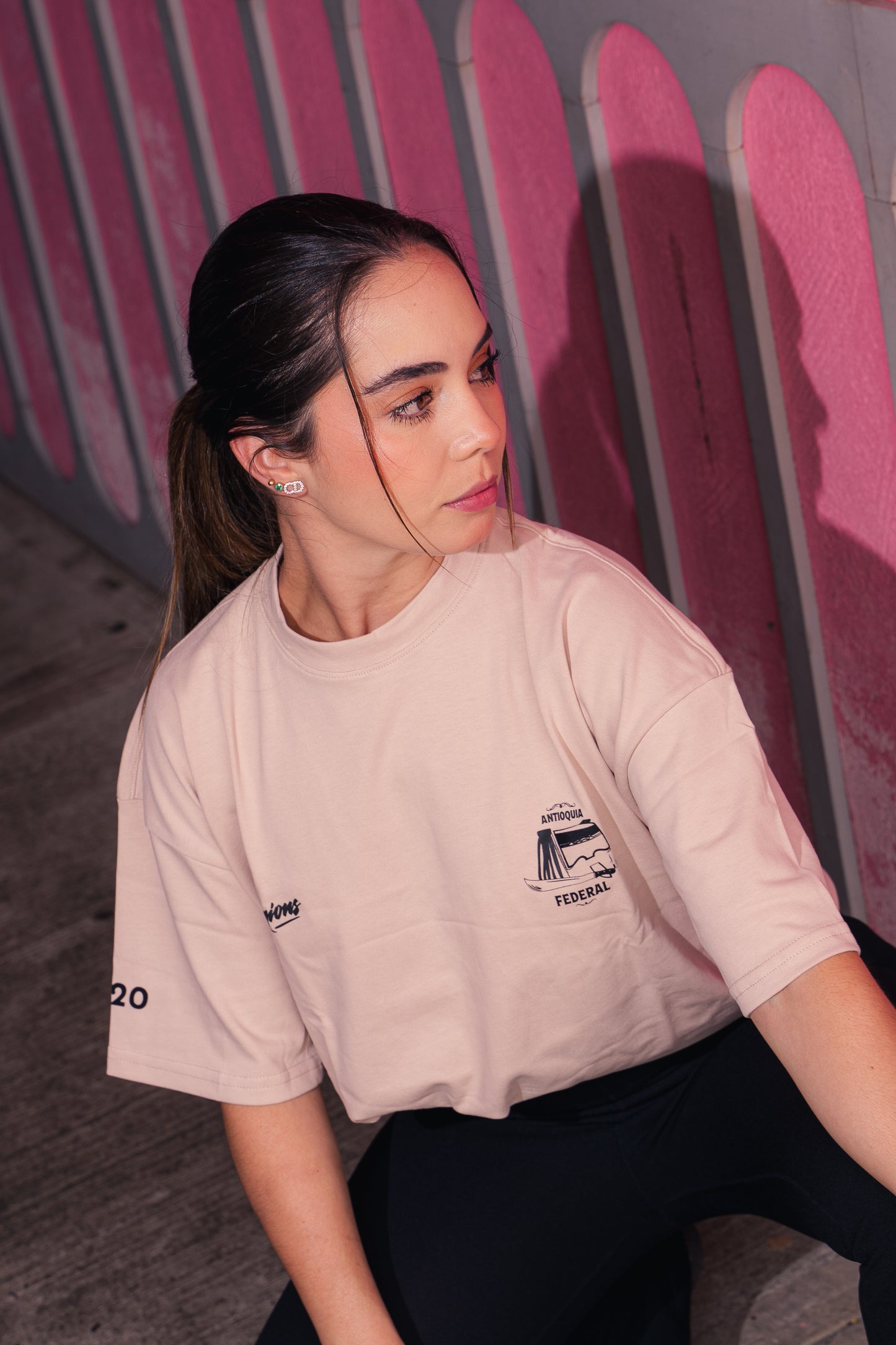 T-Shirt Antioquia Federal - Nude
