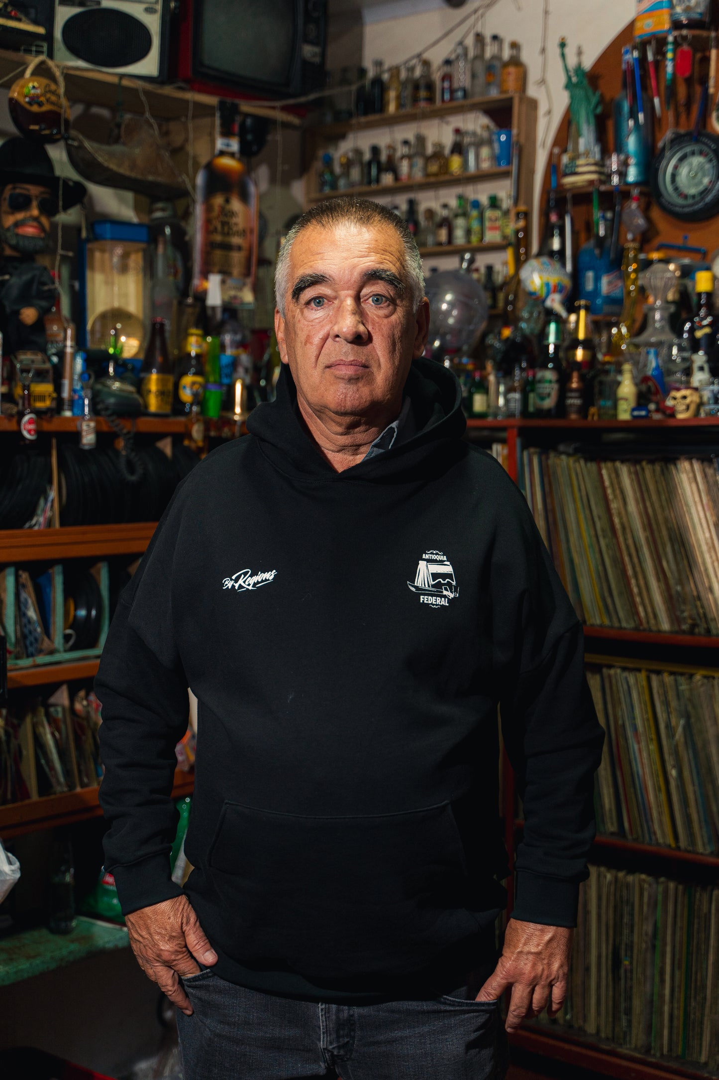 Hoodie Antioquia Federal - Negro
