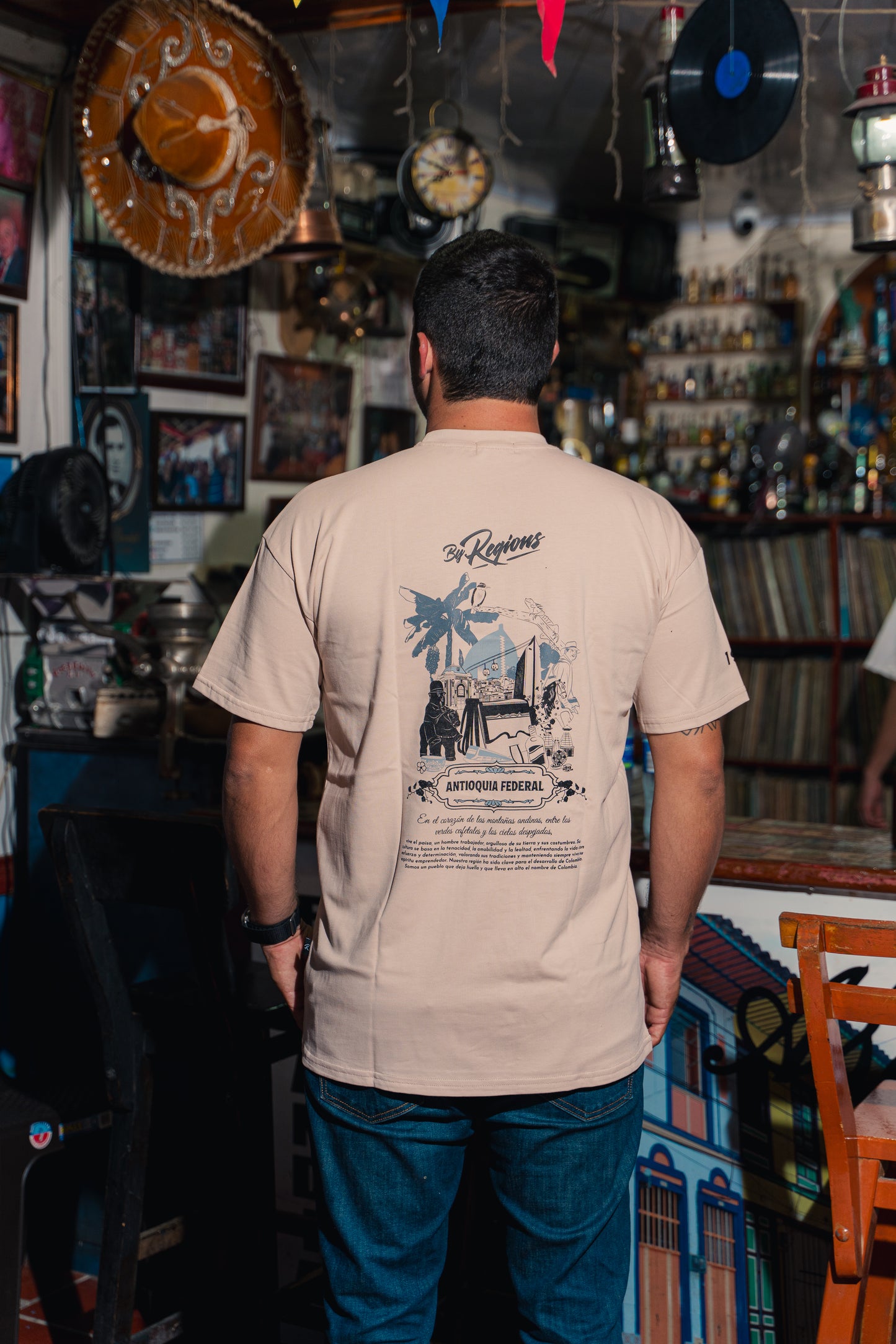 T-Shirt Antioquia Federal - Nude