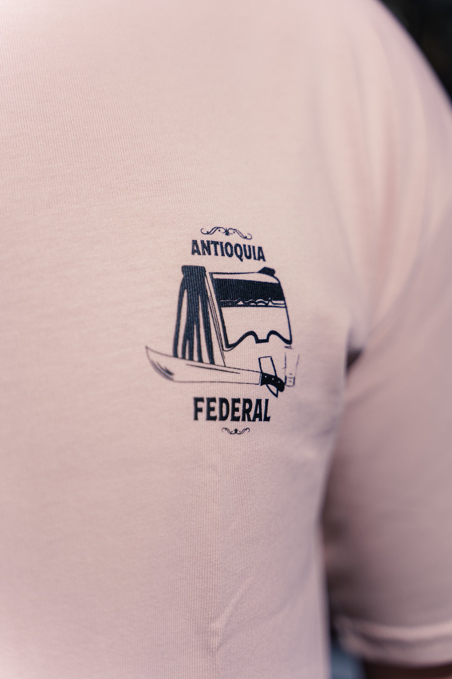 T-Shirt Antioquia Federal - Nude