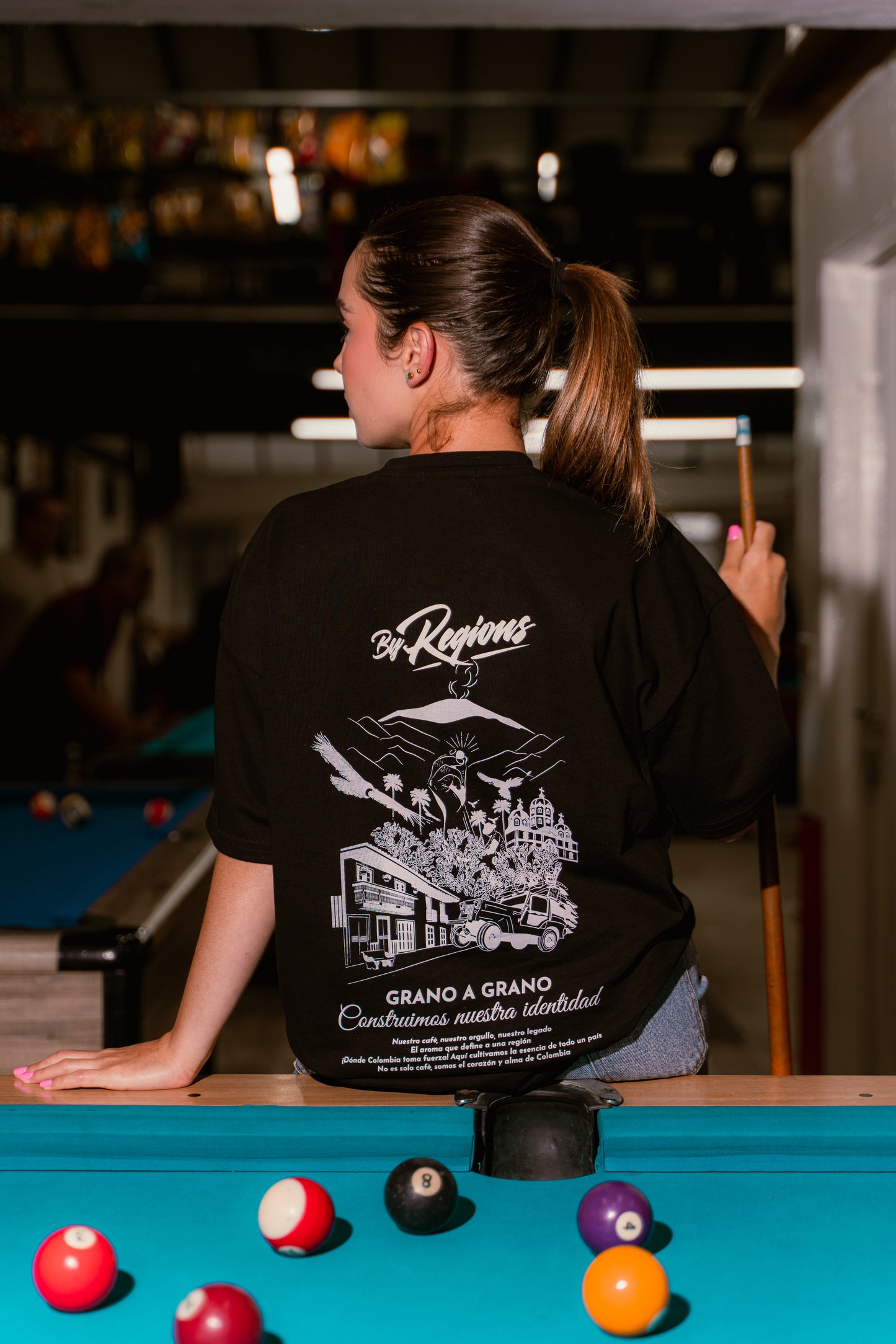 T-Shirt Viejo Caldas - Negro