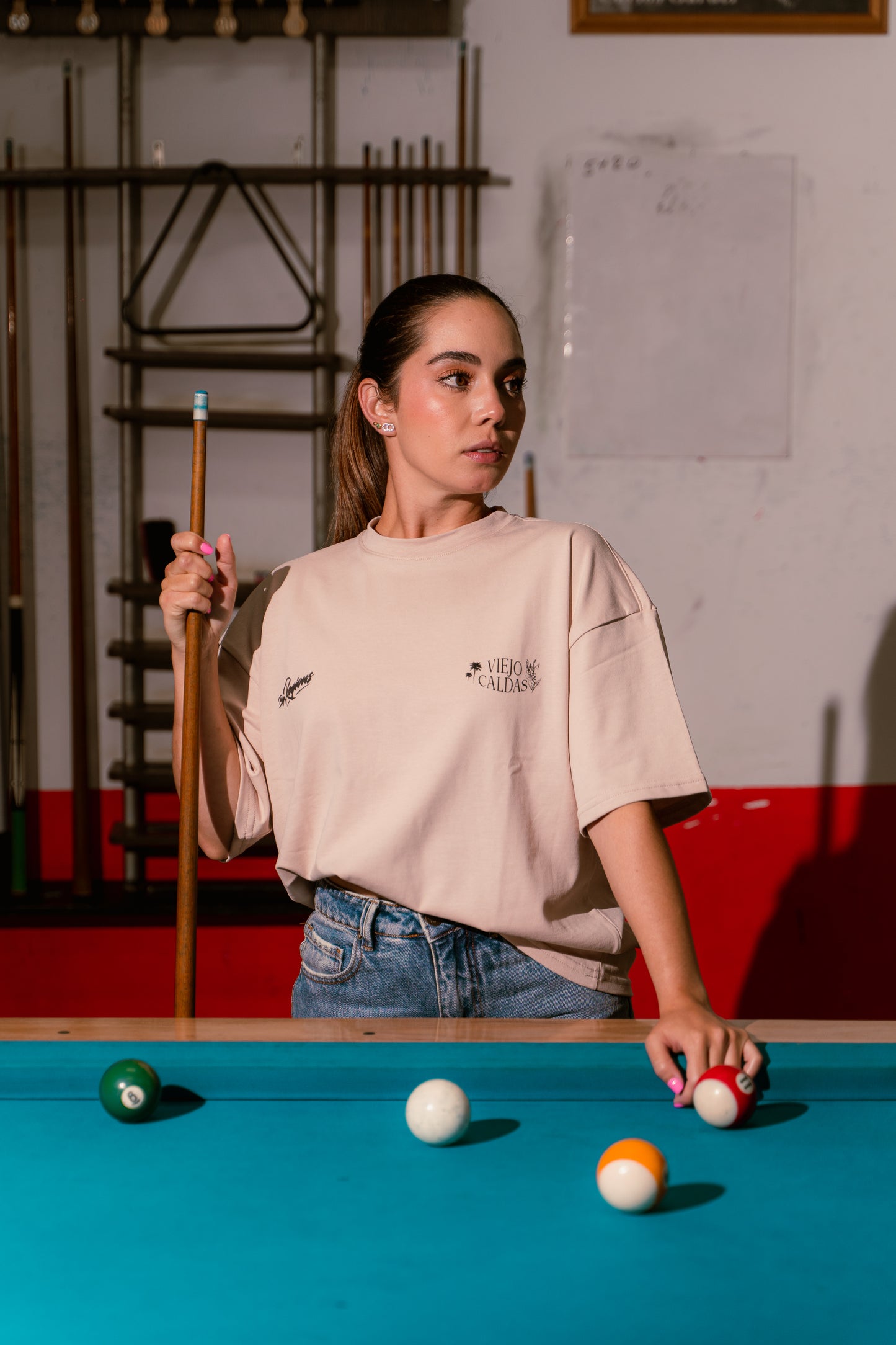 T-Shirt Viejo Caldas - Nude