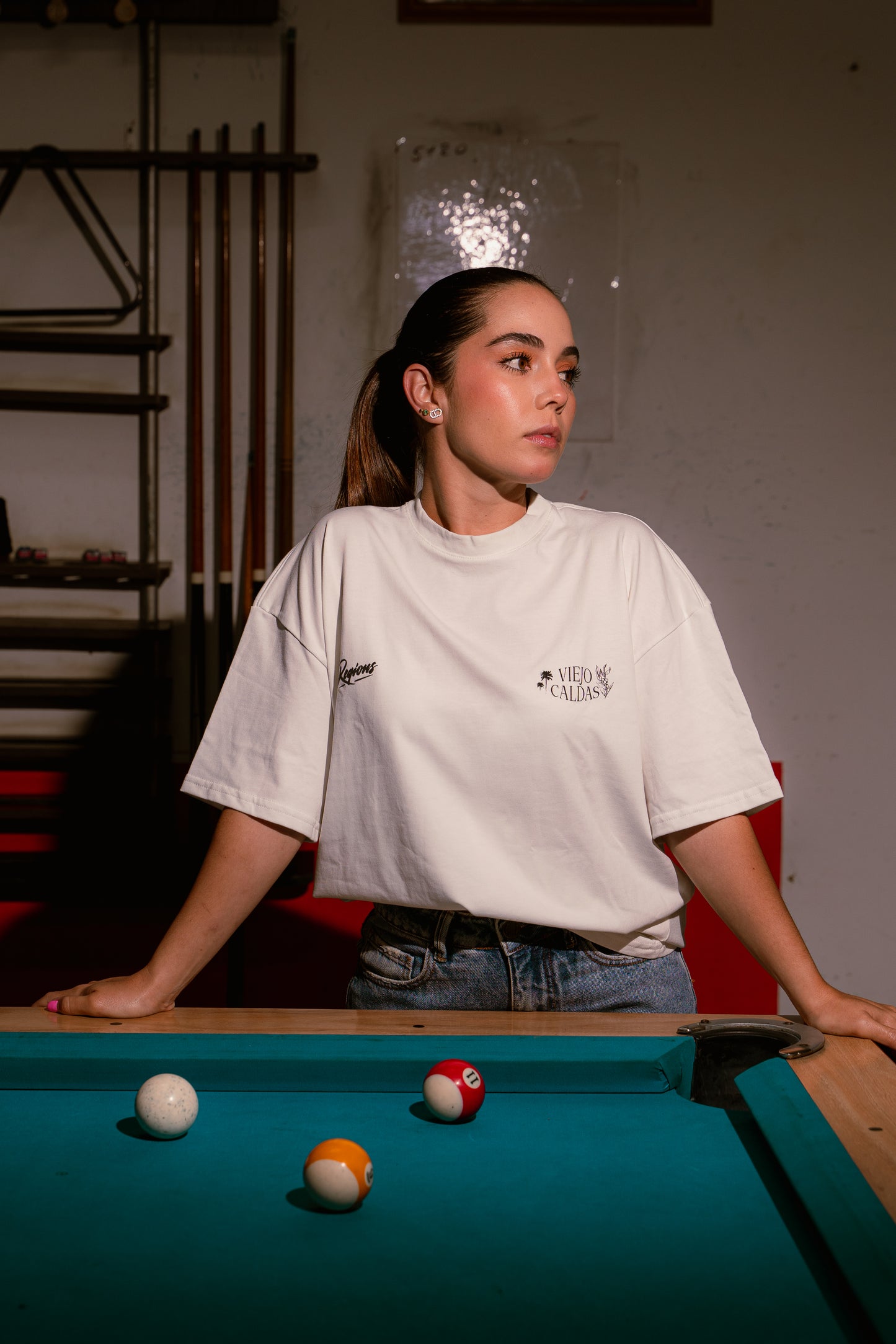 T-Shirt Viejo Caldas - Blanco