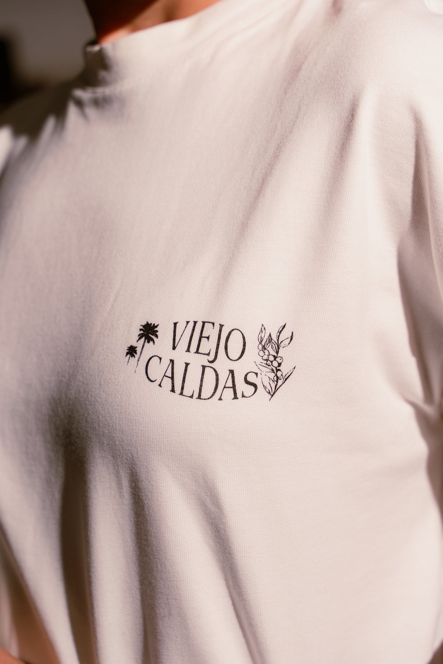 T-Shirt Viejo Caldas - Blanco
