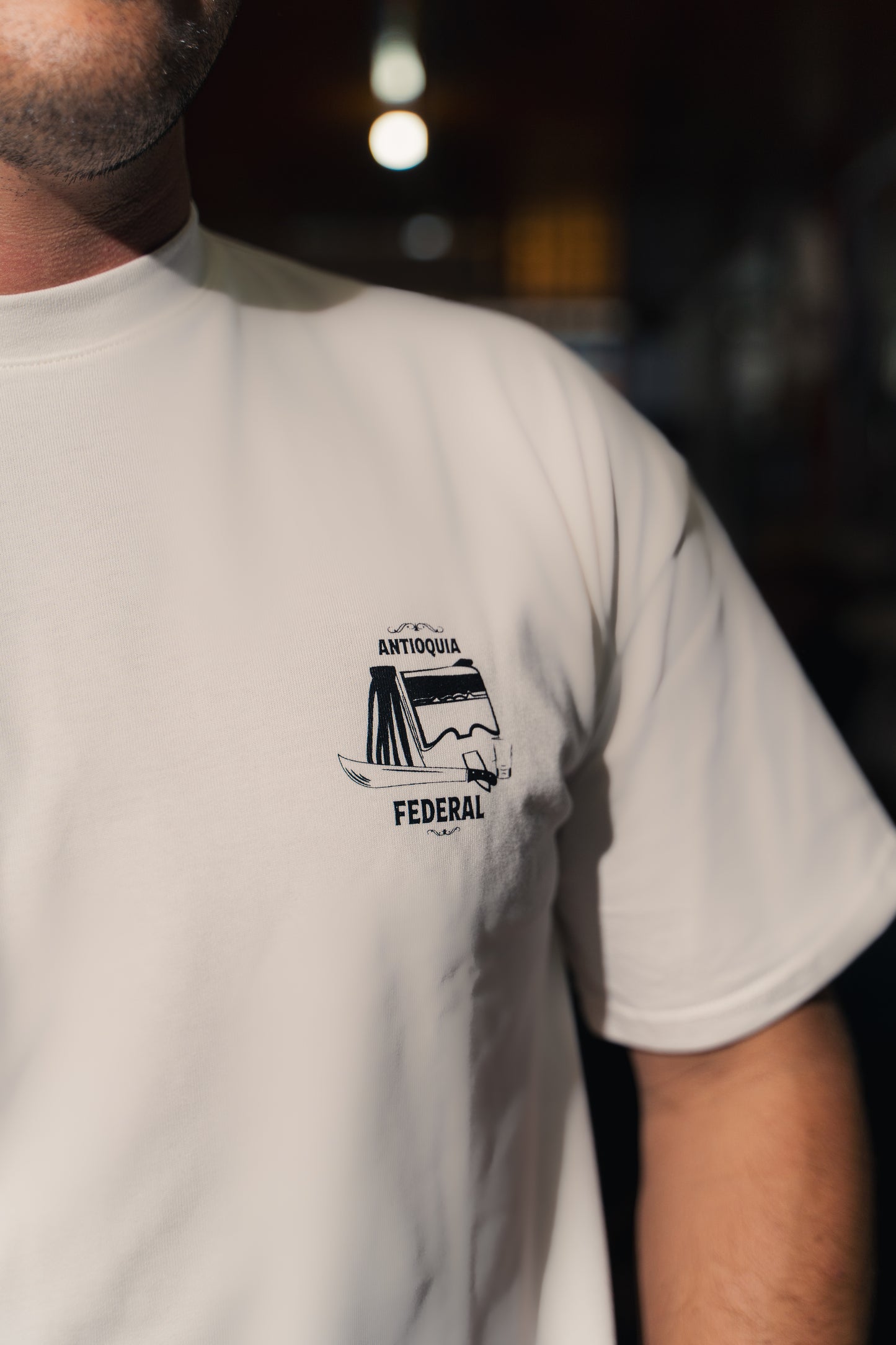 T-Shirt Antioquia Federal - Blanco