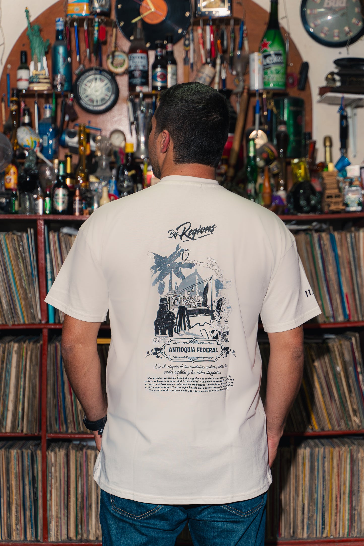 T-Shirt Antioquia Federal - Blanco