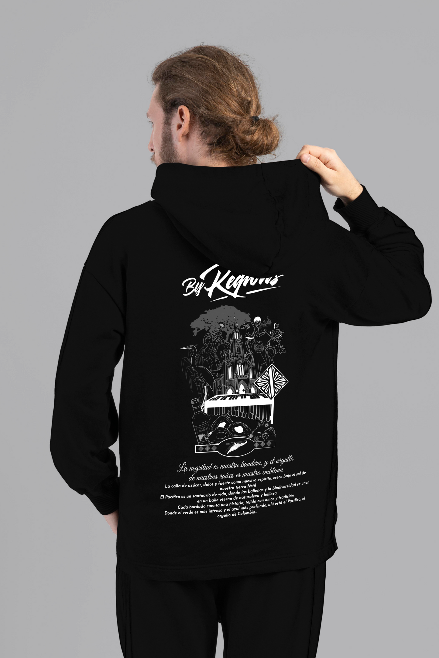 Hoodie Pacifico - Negro