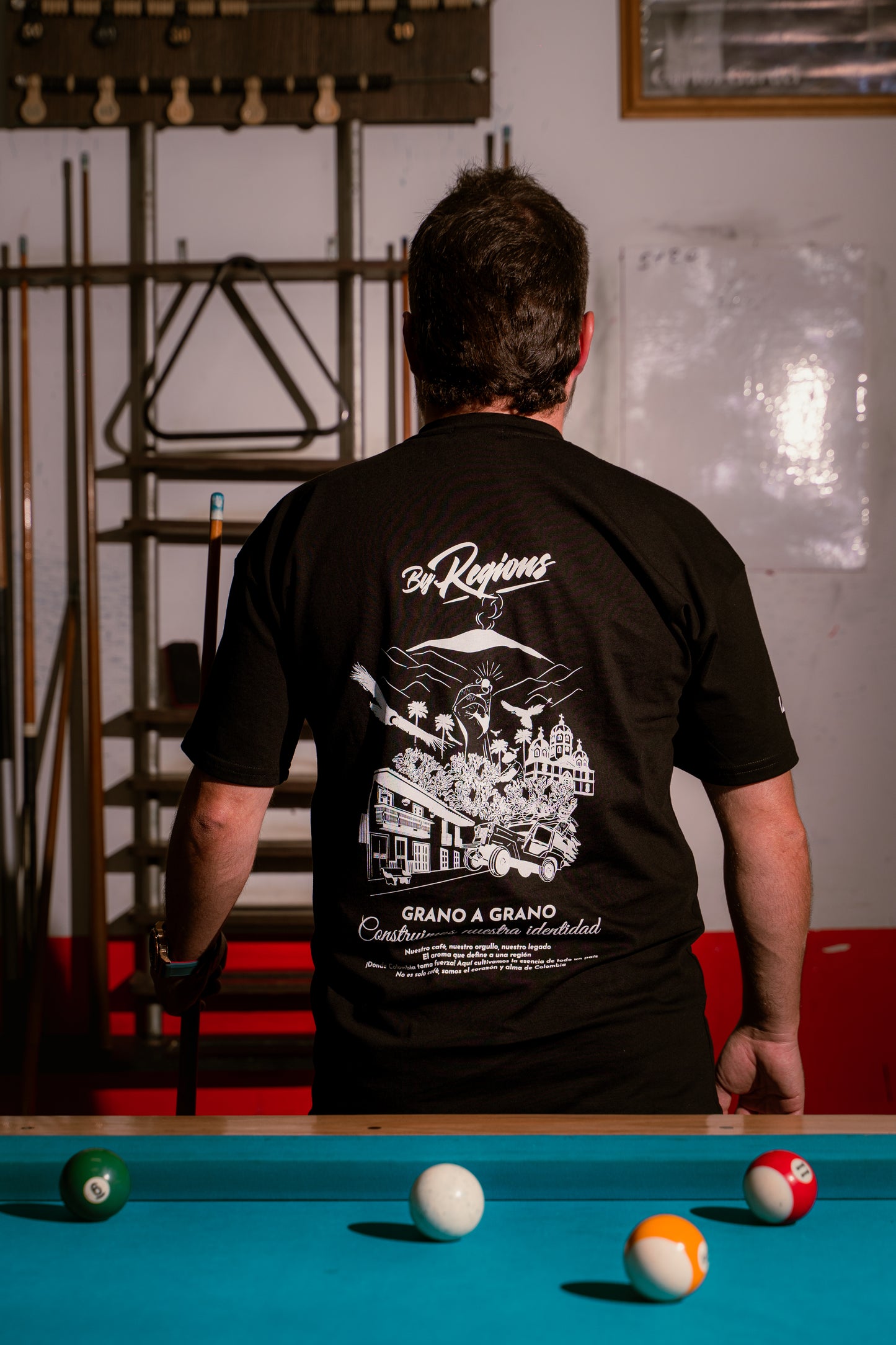 T-Shirt Viejo Caldas - Negro