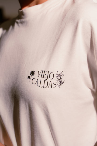 T-Shirt Viejo Caldas - Blanco