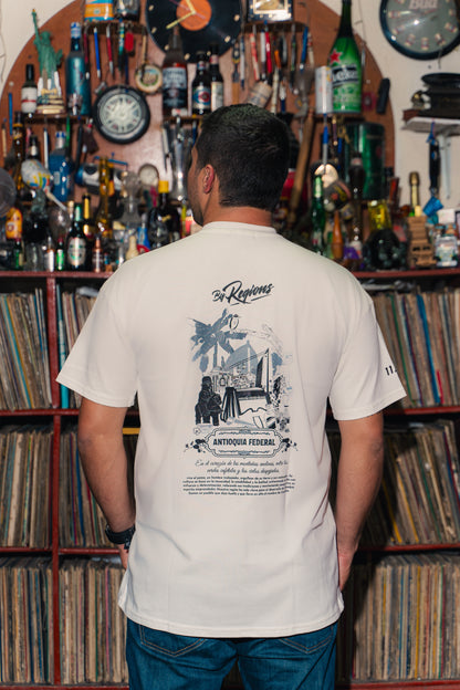 T-Shirt Antioquia Federal - Blanco